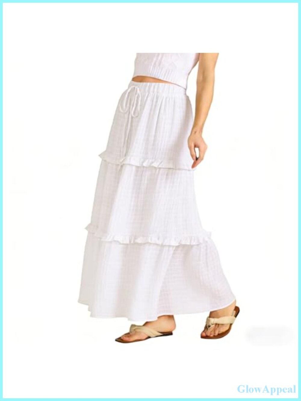 Flowy Maxi Skirt for Women High Waisted A-Line Boho Renaissance Long Skirts